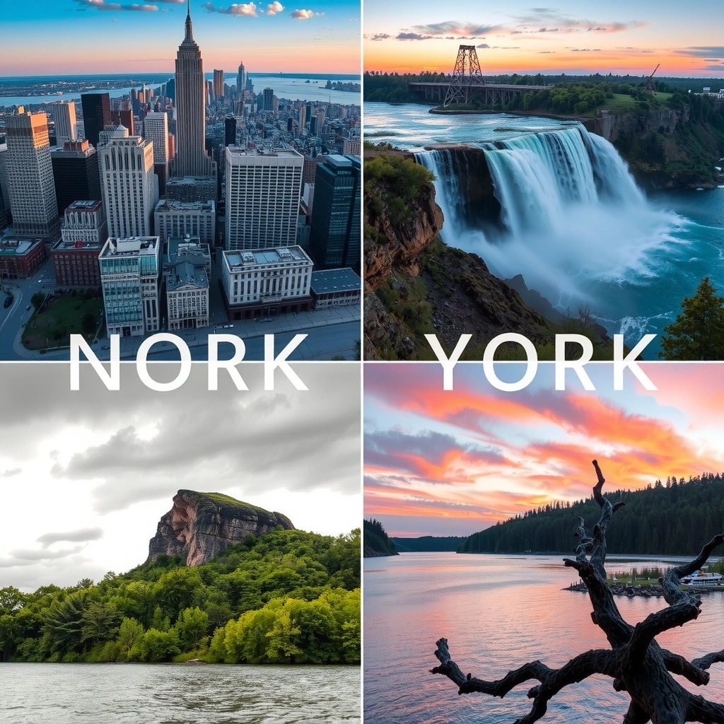 Нью-Йорк - Манхэттен и Ниагарский водопад