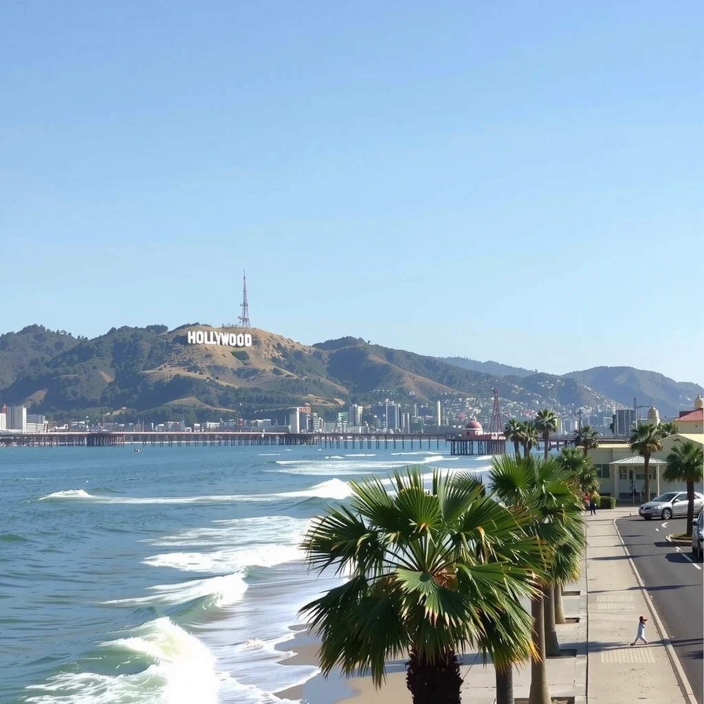 Лос-Анджелес - Голливудские холмы и пляжи