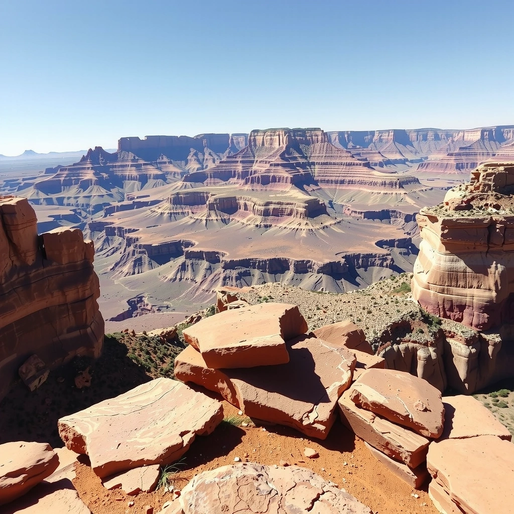 Гранд-Каньон - вид с вертолета