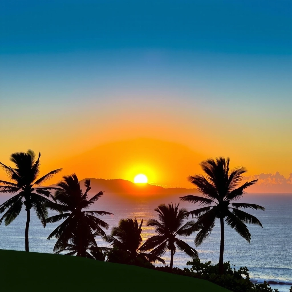 Гавайи - закат