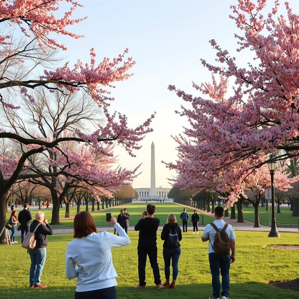 Весна в США