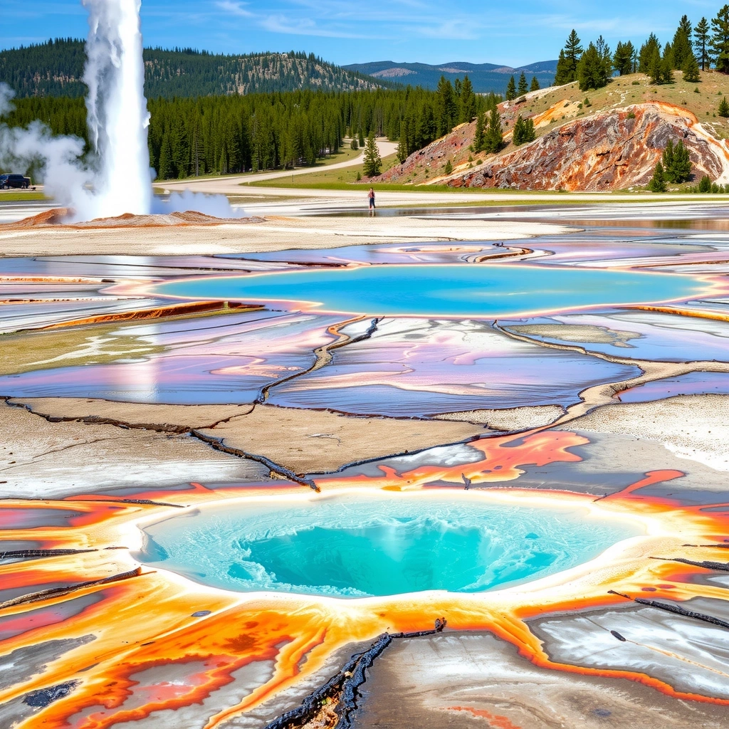 Йеллоустон - гейзеры