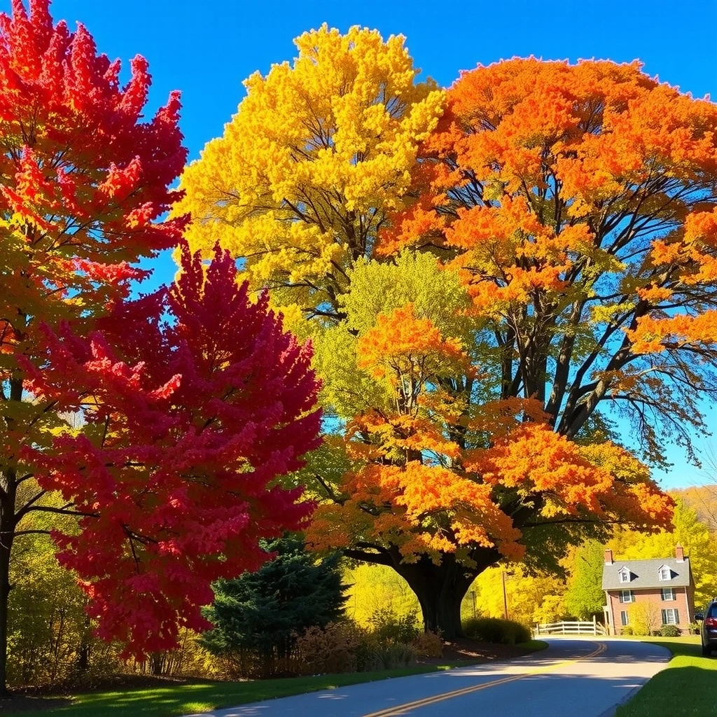 Осень в США