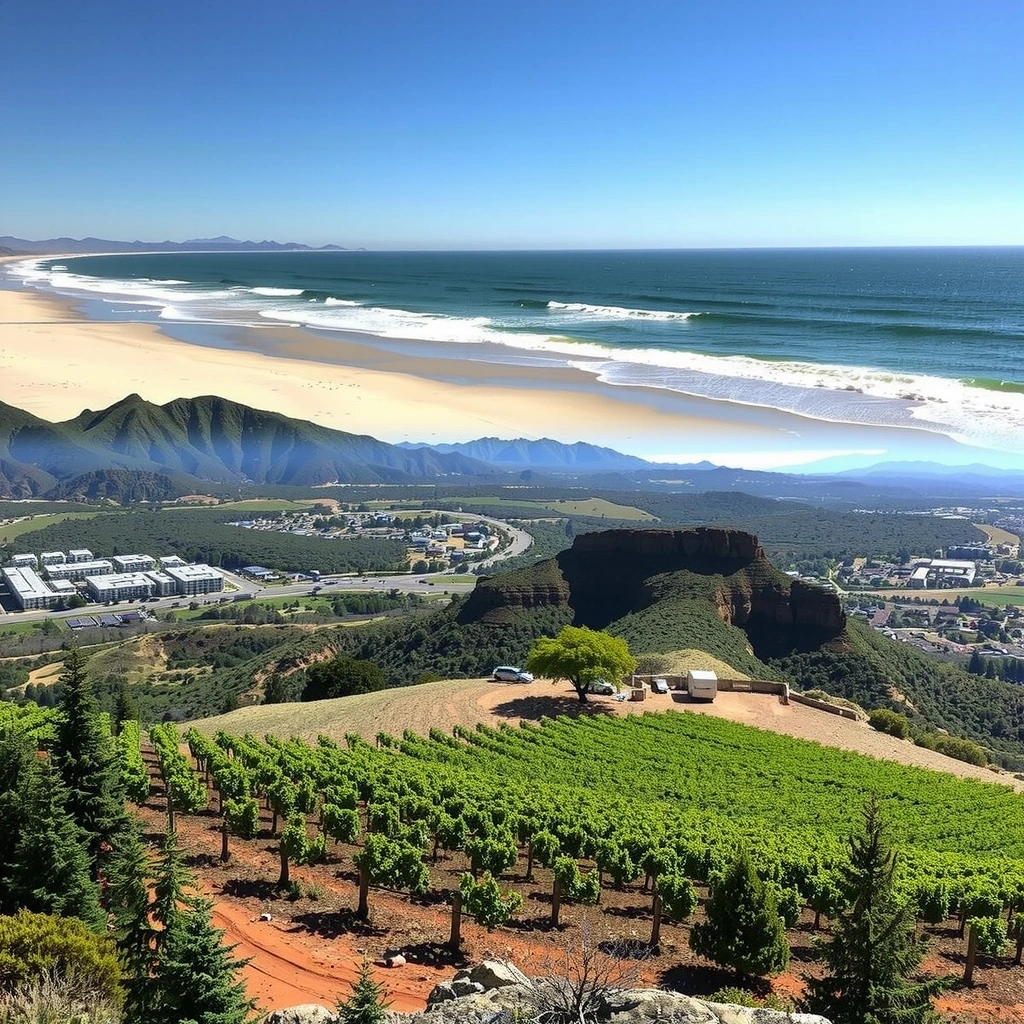 Калифорния - разнообразные пейзажи от пляжей до гор